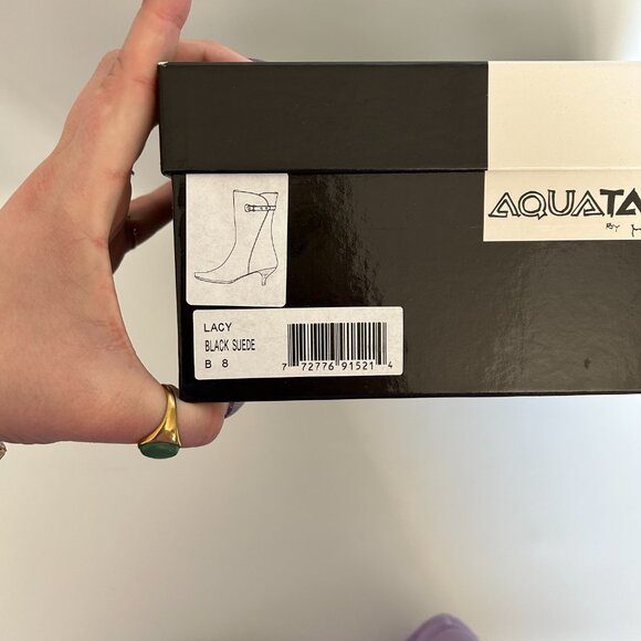 Aquatalia LACY boots - Black Suede - Picture 6 of 7